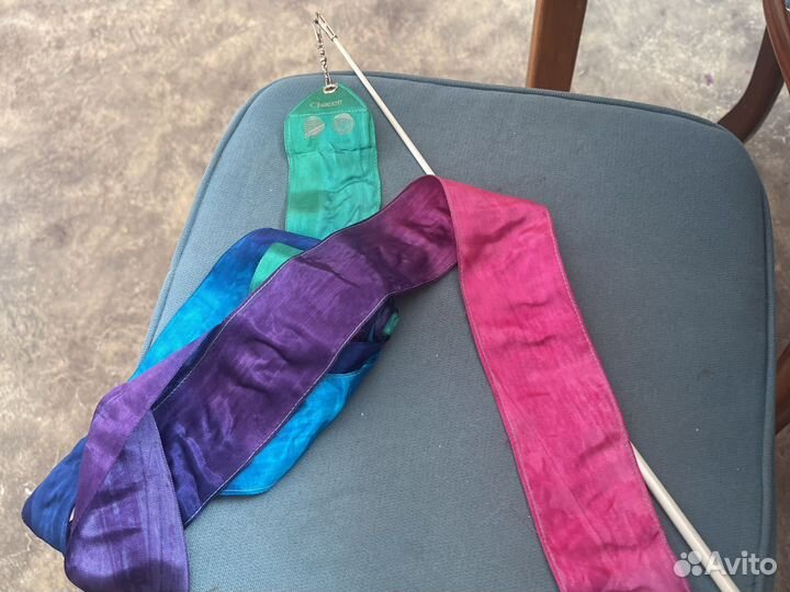 Гимнастическая палочка с лентой Chacott