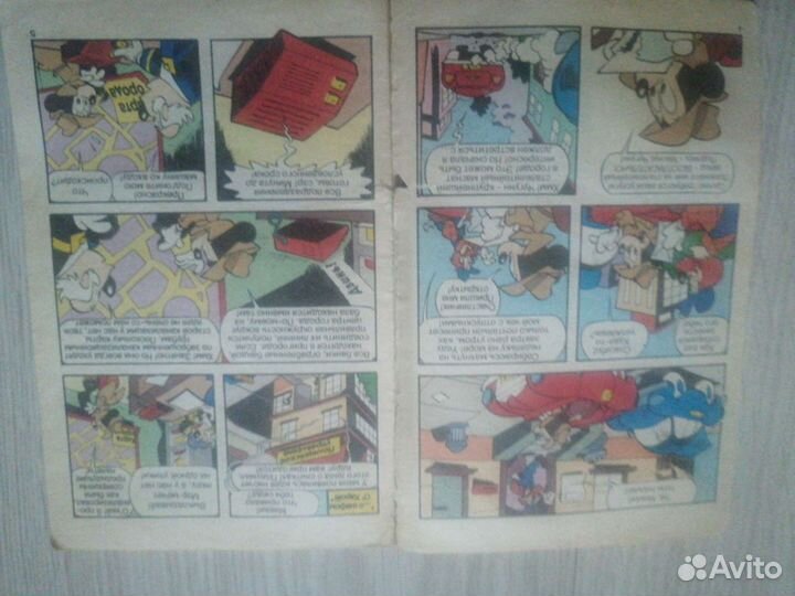 Старый Комикс Микки Детектив