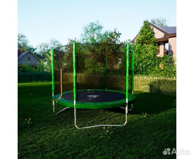 Батут 305 см 10ф с защитной сеткой