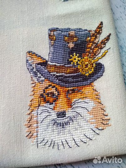 Вышивка крестом готовая работа