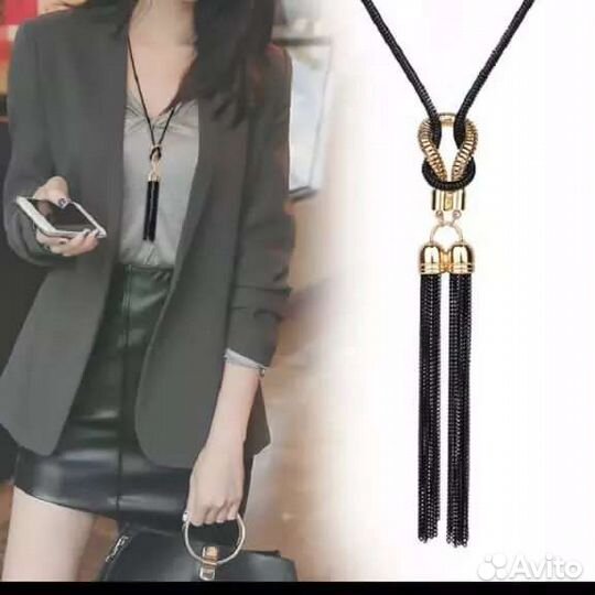 Цепочка с кулоном. Новые, стильные