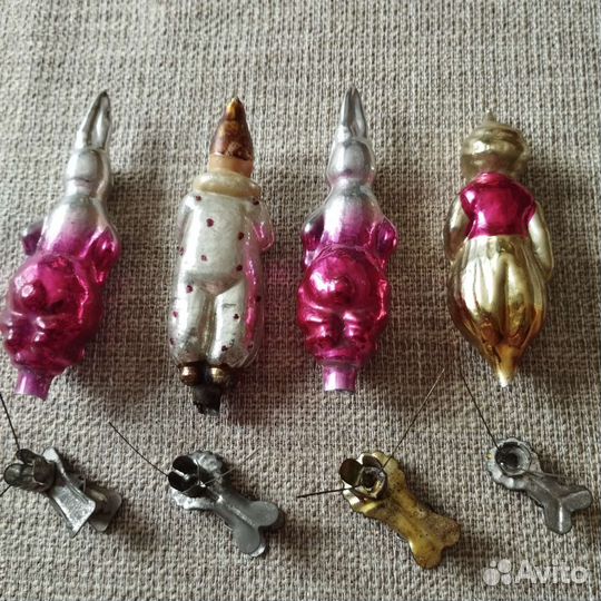 Елочные игрушки СССР. Прищепки
