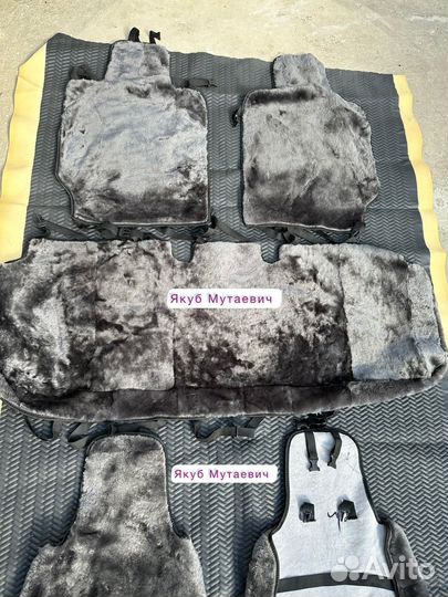 Меховые накидки полный комплект на прадо