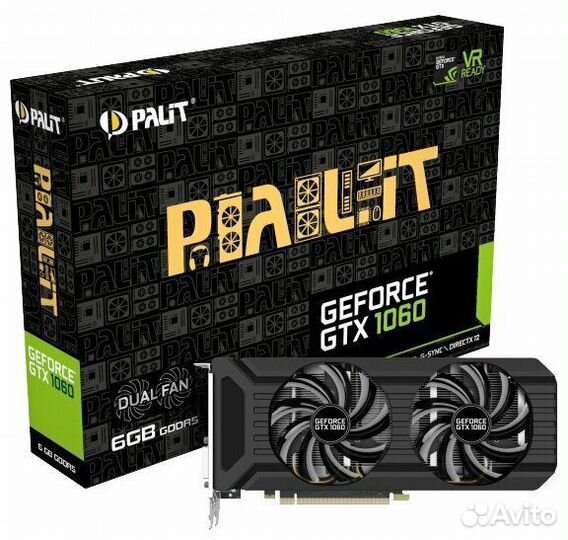 Видеокарта Palit GeForce GTX 1060 dual 3G
