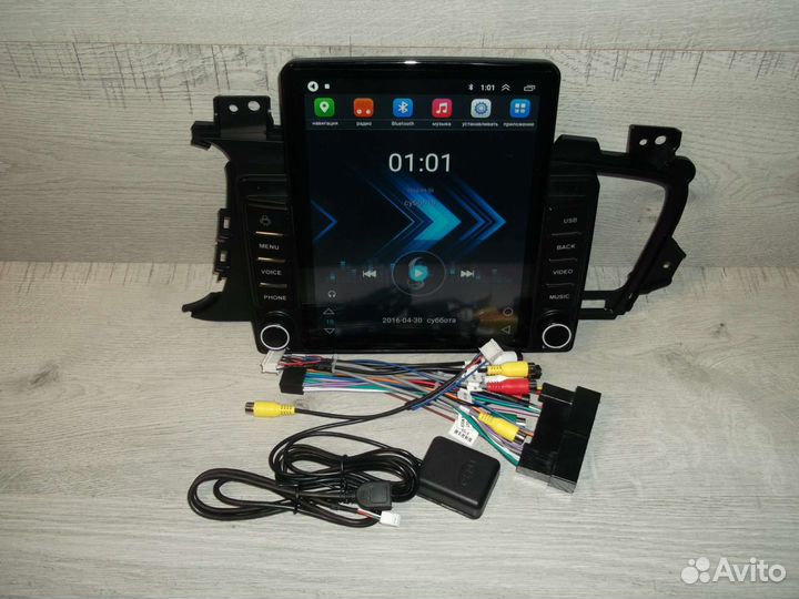 Магнитола Kia Optima K5 Android в стиле Тесла