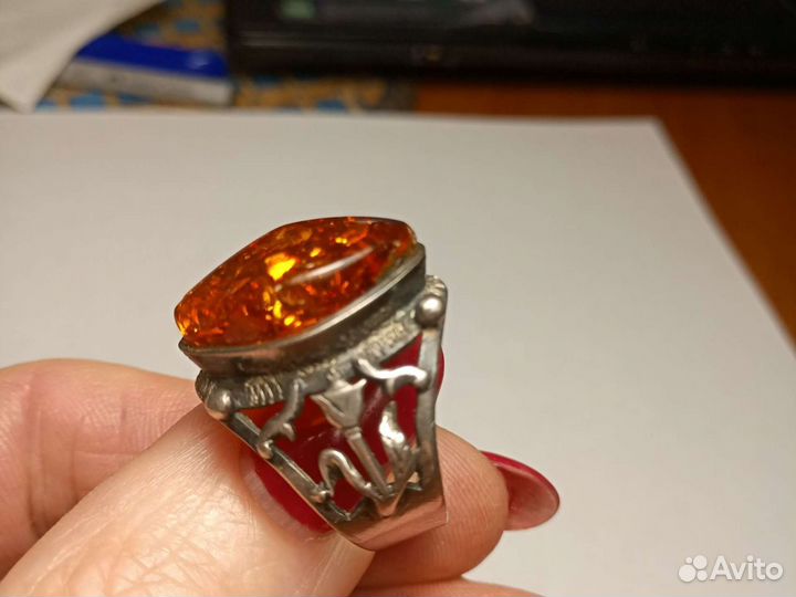 Кольцо серебряное. СССР