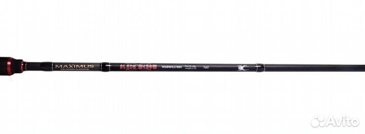 Спиннинг Maximus black widow -X 2,6 m 7-28g 8-18lb