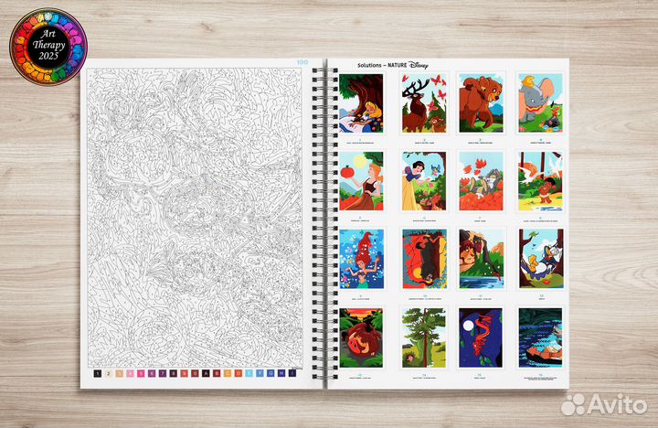 Раскраска по номерам Coloriages mysteres Disney na