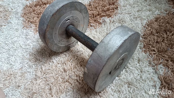 Гантеля 17 кг металл