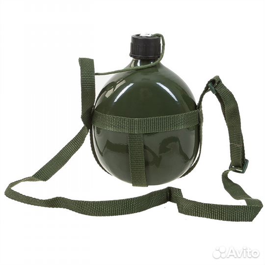 Армейская алюминиевая фляжка 1 л