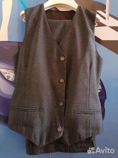 Школьная форма, жилет, брюки, р. 30, 32, 44, 50