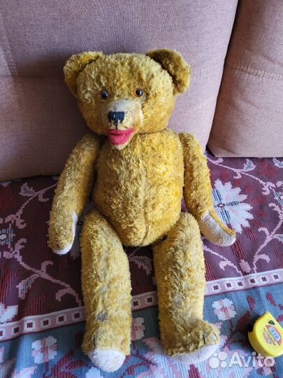 Медведь плюшевый старый