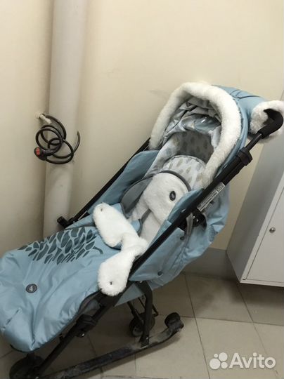 Санки коляска nika