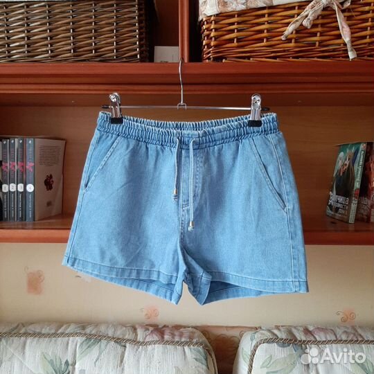 Шорты Koton на резинке голубые