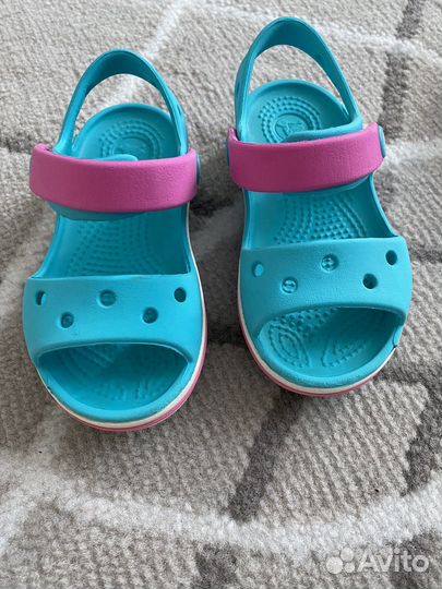 Сандалии crocs c7 для девочки