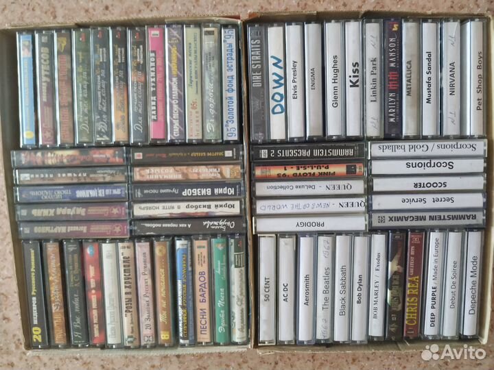 Аудио кассеты разные