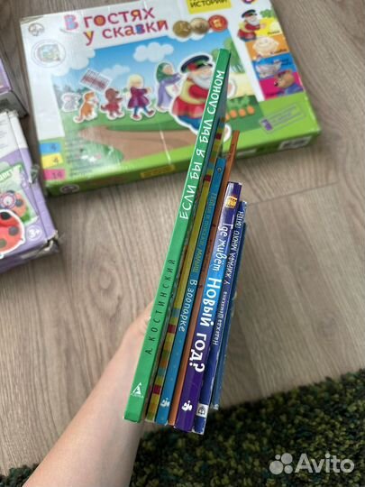 Детские развивающие игры + книги