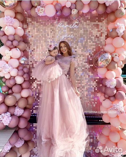 Фотозона из пайеток аренда