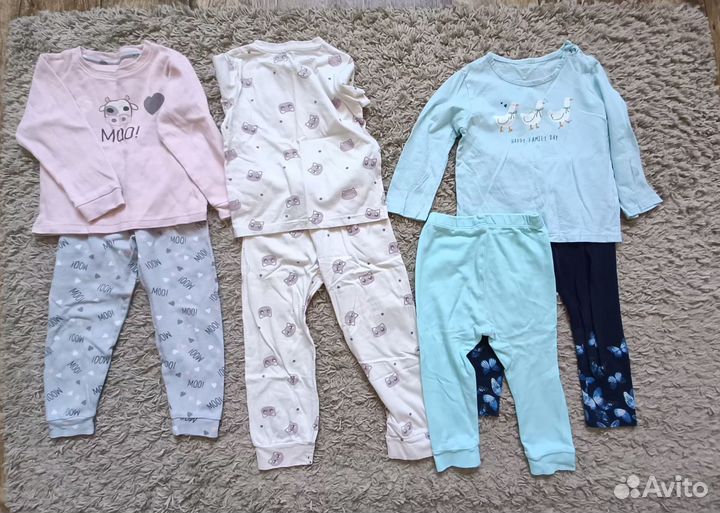 Пижамы детские пакетом
