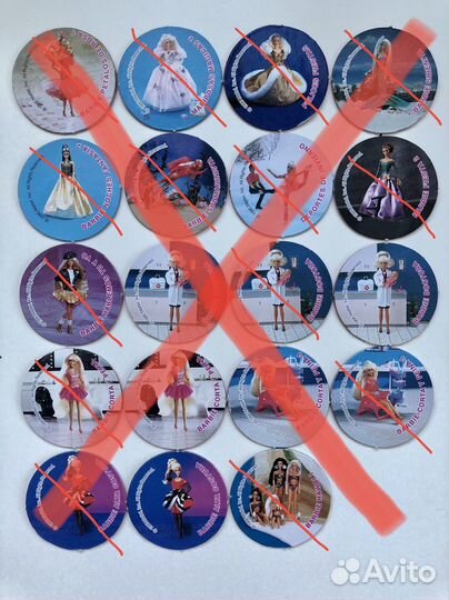 Фишки 18+, Барби, Маска Цена за остаток сотки кепс