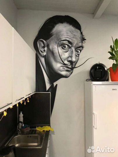 Художник роспись стен аэрография