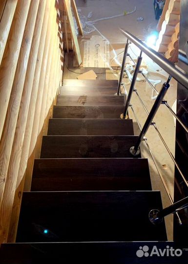 Лестницы г-образные под ключ