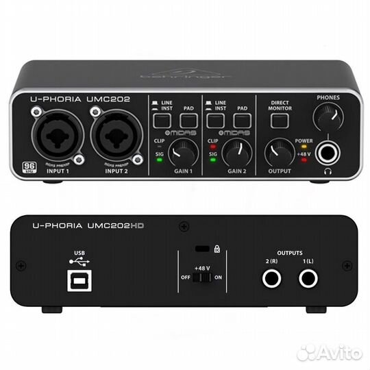 Behringer u phoria UMC202HD