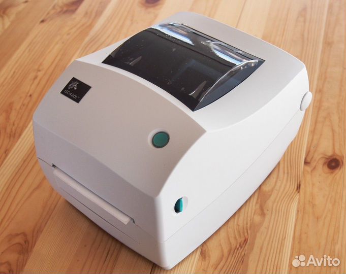 Термопринтер этикеток Zebra GC 420t, белый
