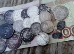Серебряные монеты России и СССР Копанина 22шт