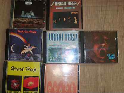 Uriah Heep CD диски (7шт, 8 дисков)