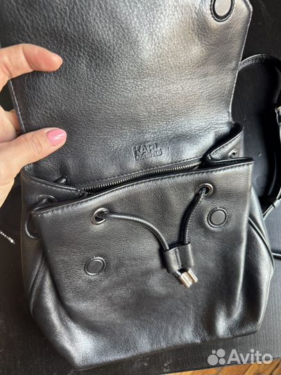 Рюкзак женский натуральная кожа Karl Lagerfeld