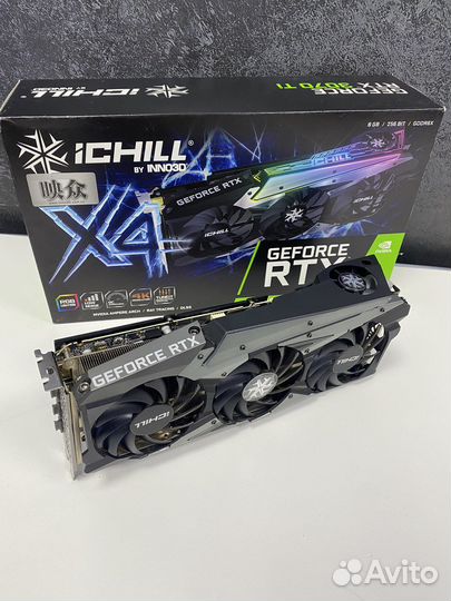 Видеокарта RTX 3070 Ti ichill X4