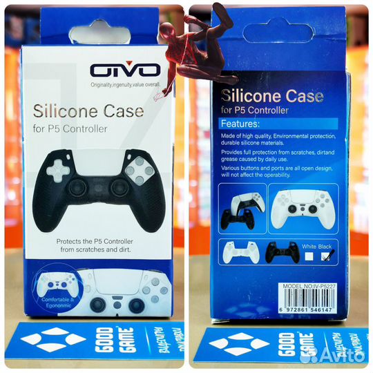 PS5. Силиконовый чехол для DualSense. Новый