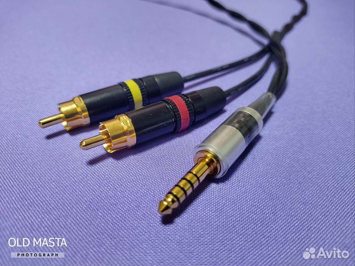 2RCA, 2XLR на балансный 4,4 мм Jack