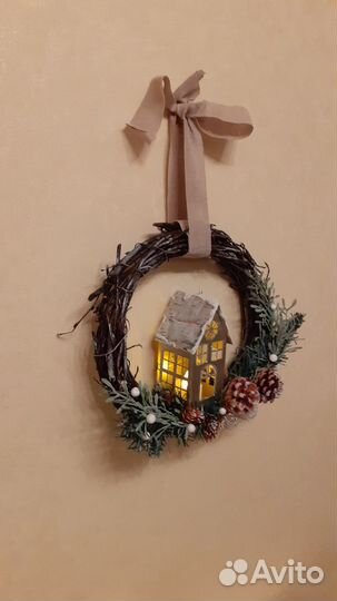 Светильник - веночек декоративный