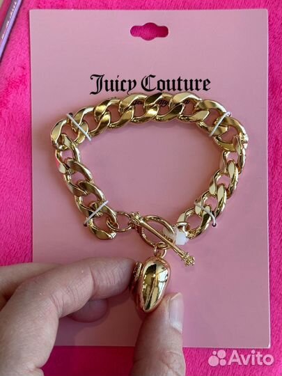 Juicy Couture оригинал браслет новый золото