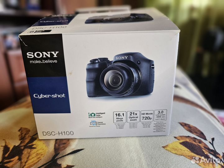 Компактный фотоаппарат sony DSC-H100