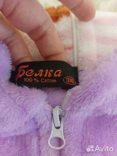 Халат махровый женский