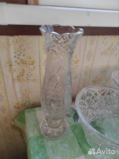 Ваза хрустальная СССР