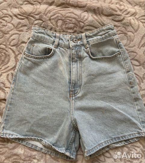 Джинсовые шорты Zara 34