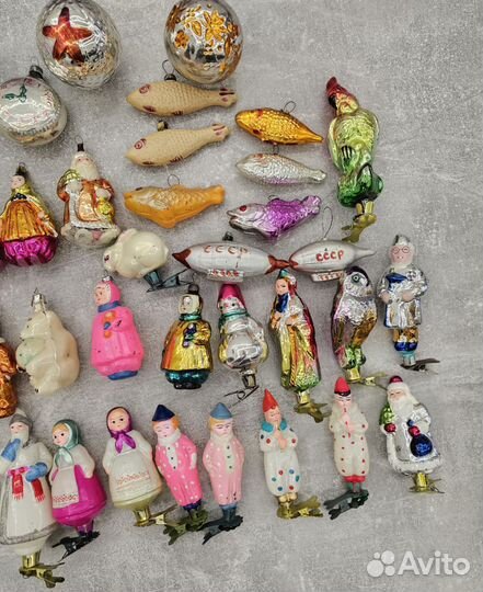Елочные игрушки СССР