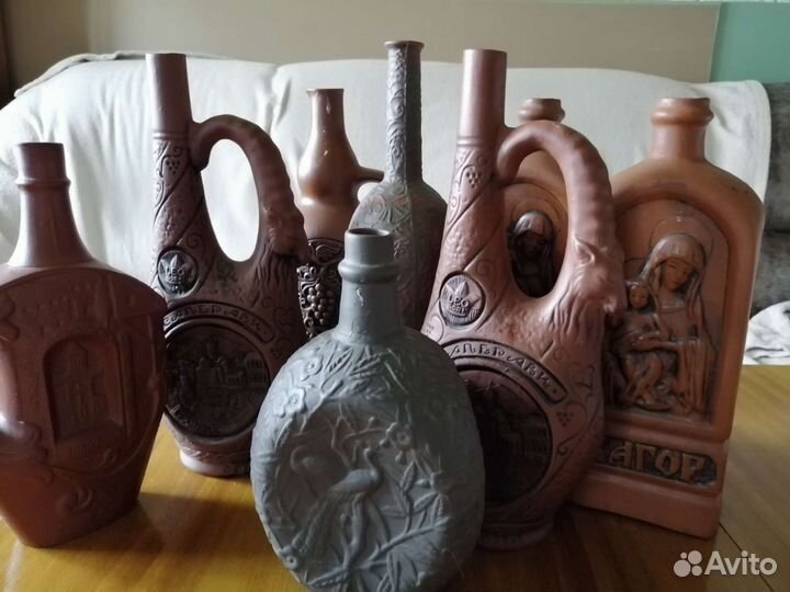 Глиняные бутылки