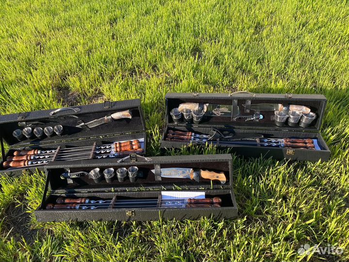 Подарочный шашлычный набор для пикника