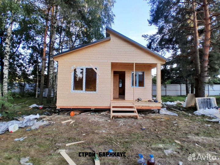 Каркасный дачный дом