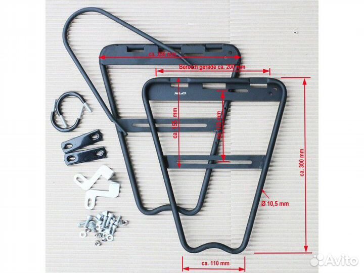 Багажник передний XLC LR-F01, 26-29