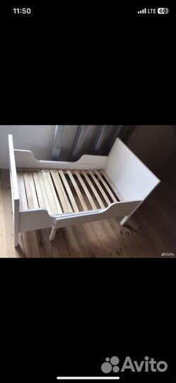 Детская кровать IKEA с матрасом