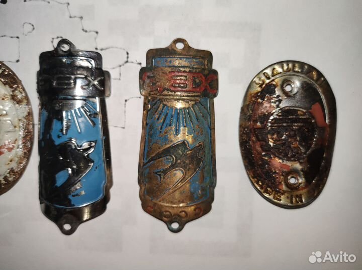 Набор 12 шт. Эмблема СССР вело