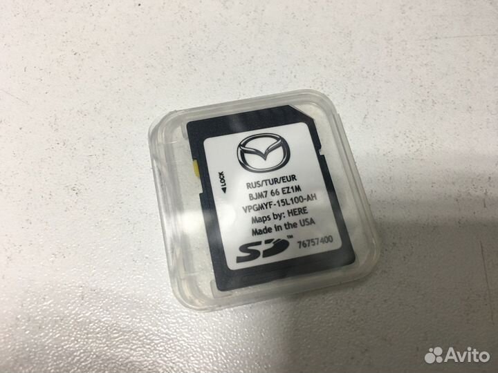 SD-Карта навигация диллерская Mazda 2022