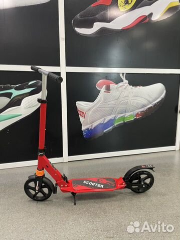 Самокат с амортизатором