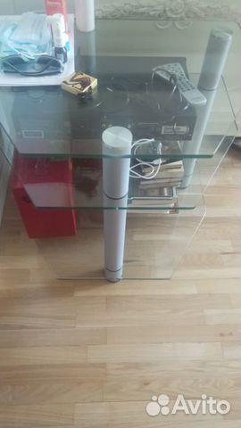 Стеклянная подставка/столик